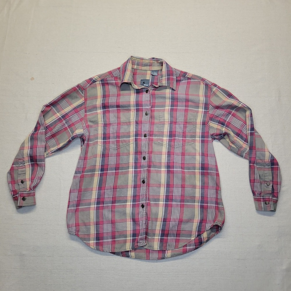 Rugged Rags Upcycled Lizwear Flannel M Women's Distressed Vintage Grunge Shirt